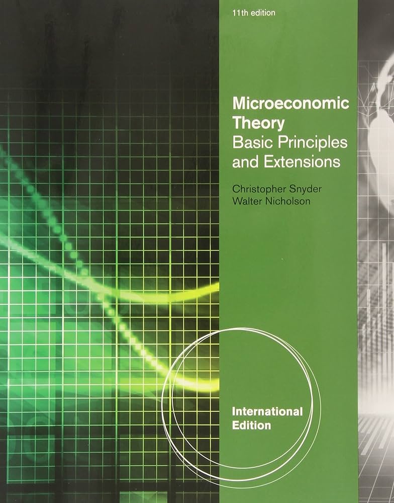 Amazon | Microeconomic Theory 11e [AISE] | Snyder/ Nicholson