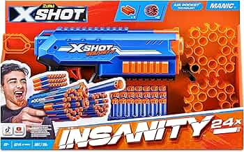 Amazon.com: X-SHOT Insanity-Manic, (ZUR36603) : Toys & Games
