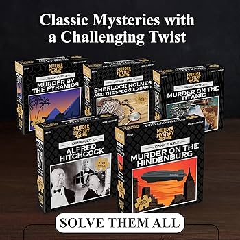 Amazon.com: Murder Mystery Party | Classic Mystery Jigsaw Puzzle
