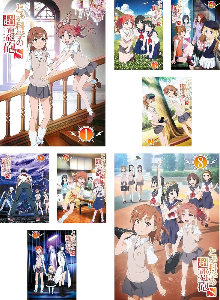 Amazon.co.jp: とある科学の超電磁砲S [レンタル落ち] 全8巻セット