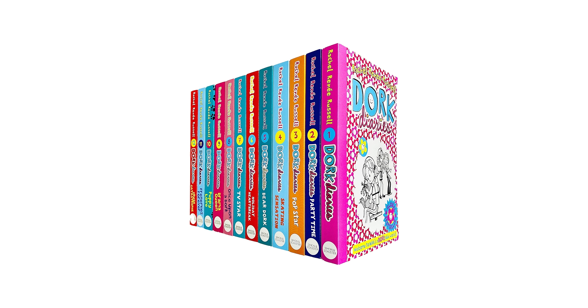Dork Diaries x 12 2018 set: Russell, Rachel Renee: 9781471176425
