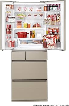 Amazon | パナソニック 冷蔵庫 6ドア 500L パーシャル搭載 マチュア