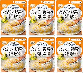 Amazon.co.jp: 介護食品 キユーピー やさしい献立 たまごと野菜の雑炊