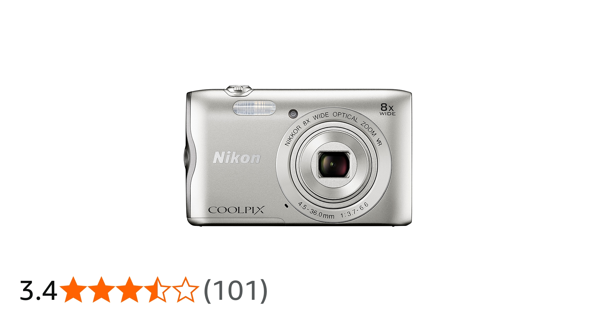 Amazon Canada: Nikon Coolpix A300 20 MP Point & Shoot Digital