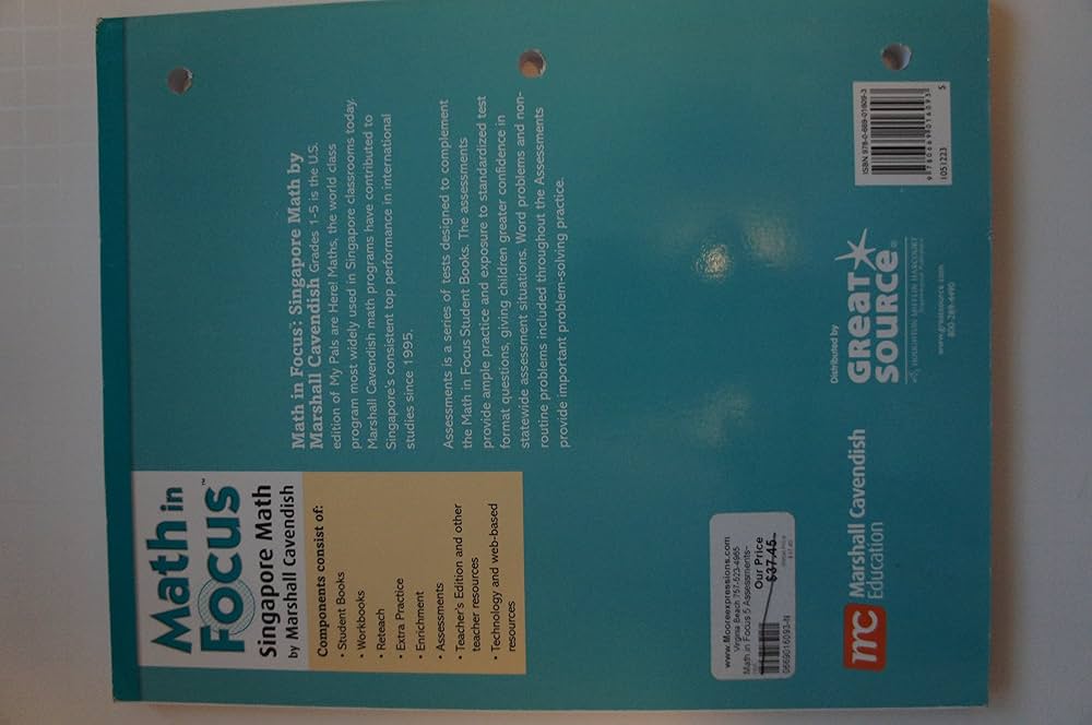Assessments Grade 5 (Math in Focus: Singapore Math): Marshall