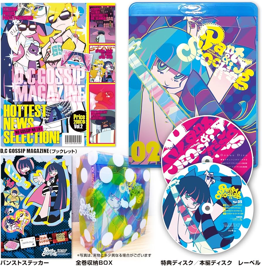 Amazon.co.jp: Panty&Stocking with Garterbelt 特装版 第2巻 [Blu-ray