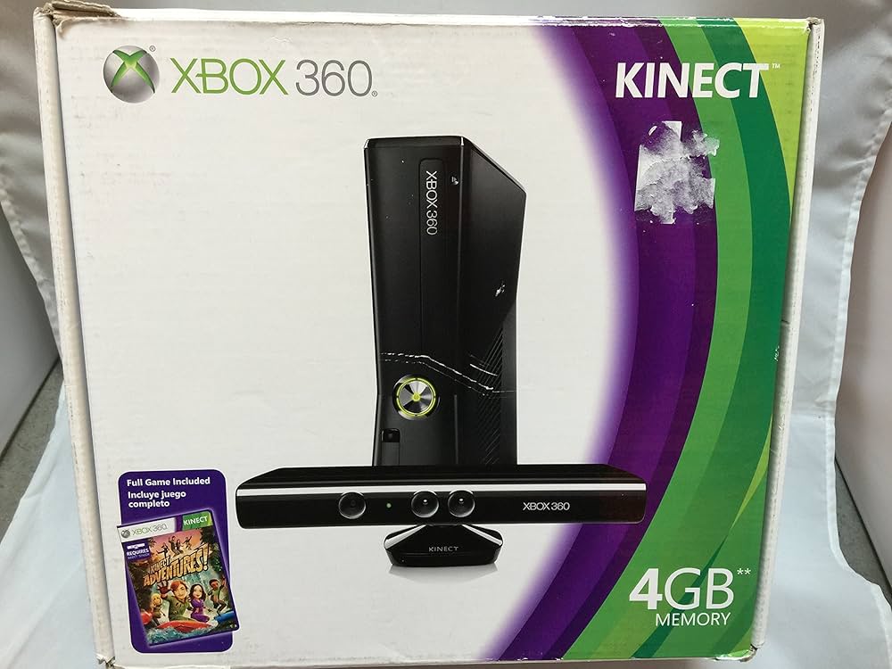 Amazon.com: Xbox 360 4GB Console with Kinect : Unknown: Video Games