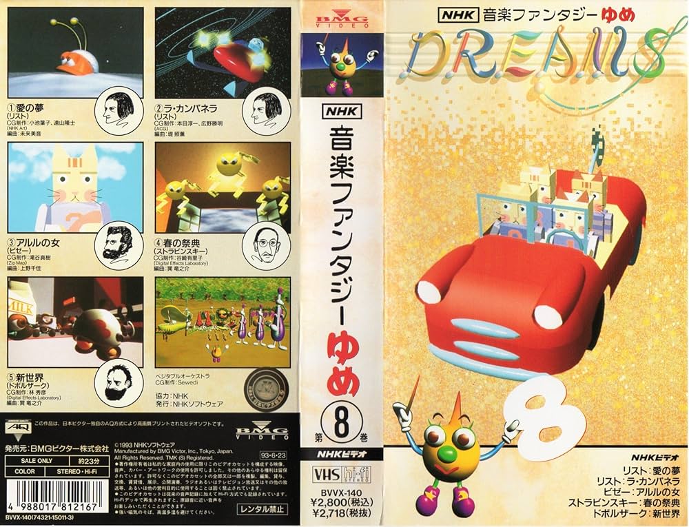Amazon.co.jp: NHK音楽ファンタジーゆめ 第8巻 [VHS] : ベジタブル