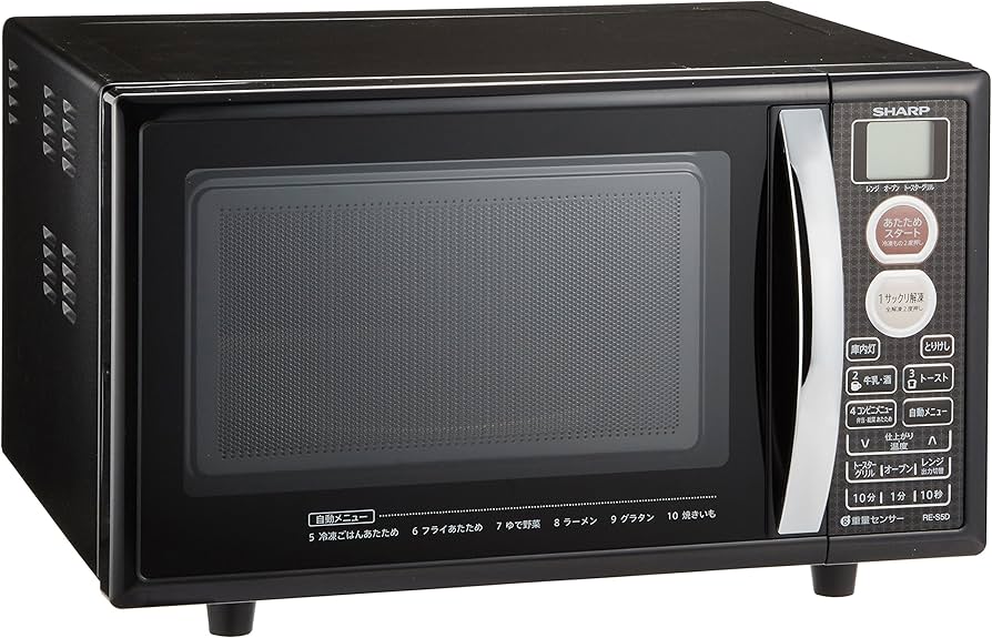 Amazon | シャープ オーブンレンジ 15Lタイプ ブラック RE-S5D-B