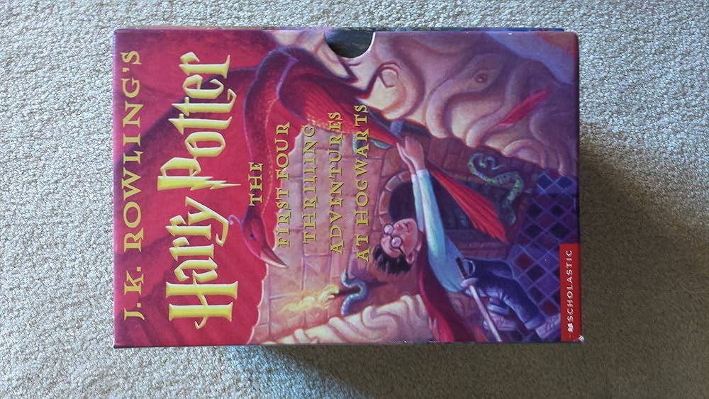 Amazon | Harry Potter Boxed Set (Hard Cover Book 1-4) | Action