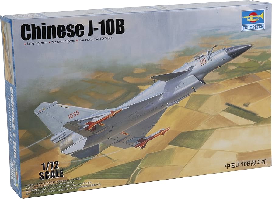 Amazon | トランペッター 1/72 中国空軍 J-10S複座型戦闘機 プラモデル