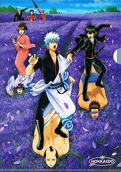 Amazon.co.jp: 【北海道限定】銀魂 クリアファイル2枚セット A4/B5