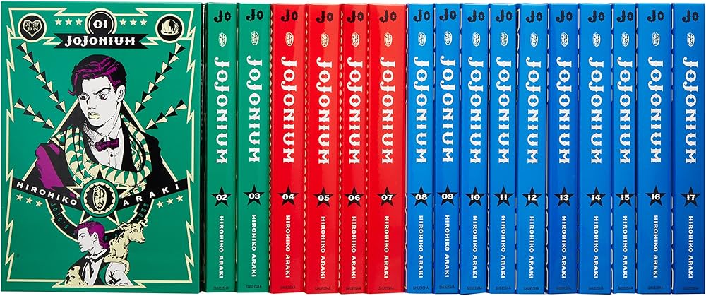 Amazon.co.jp: JOJOnium ジョジョの奇妙な冒険 函装版 コミック 1-17巻
