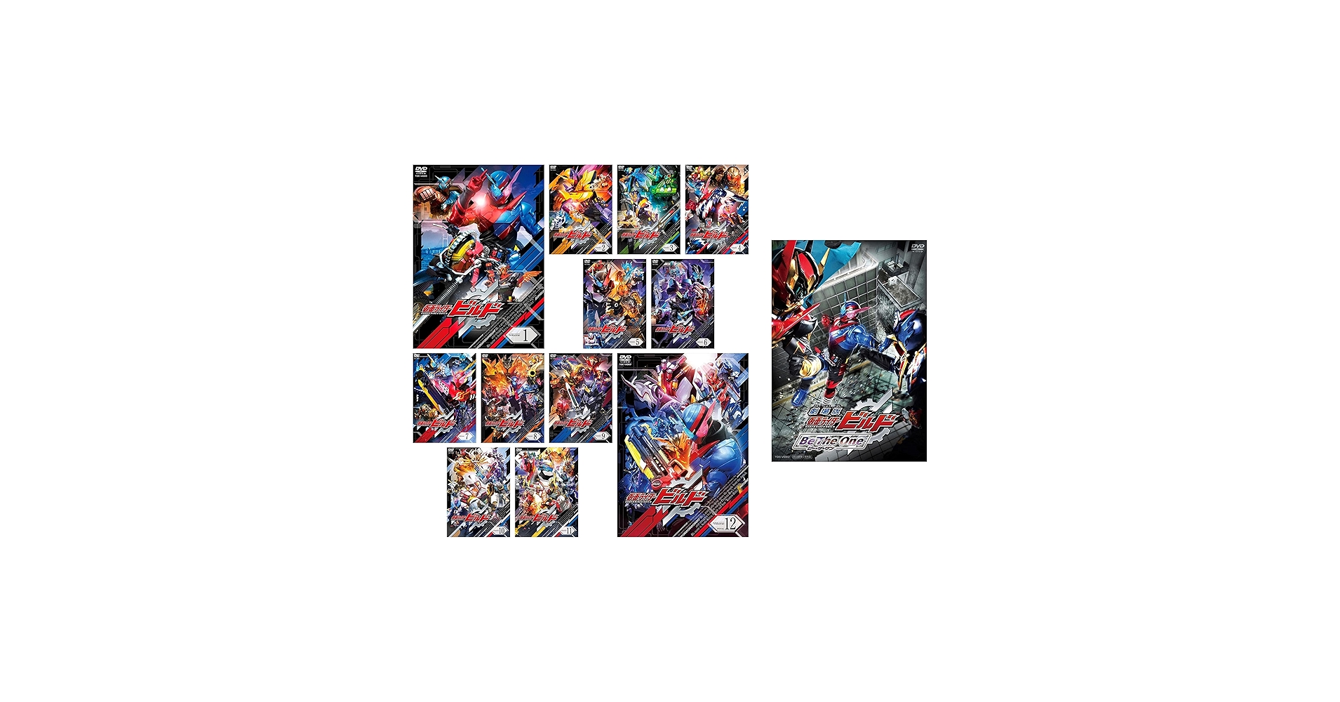 Amazon.co.jp: 仮面ライダー ビルド TV版 全12巻 + 劇場版 Be The One
