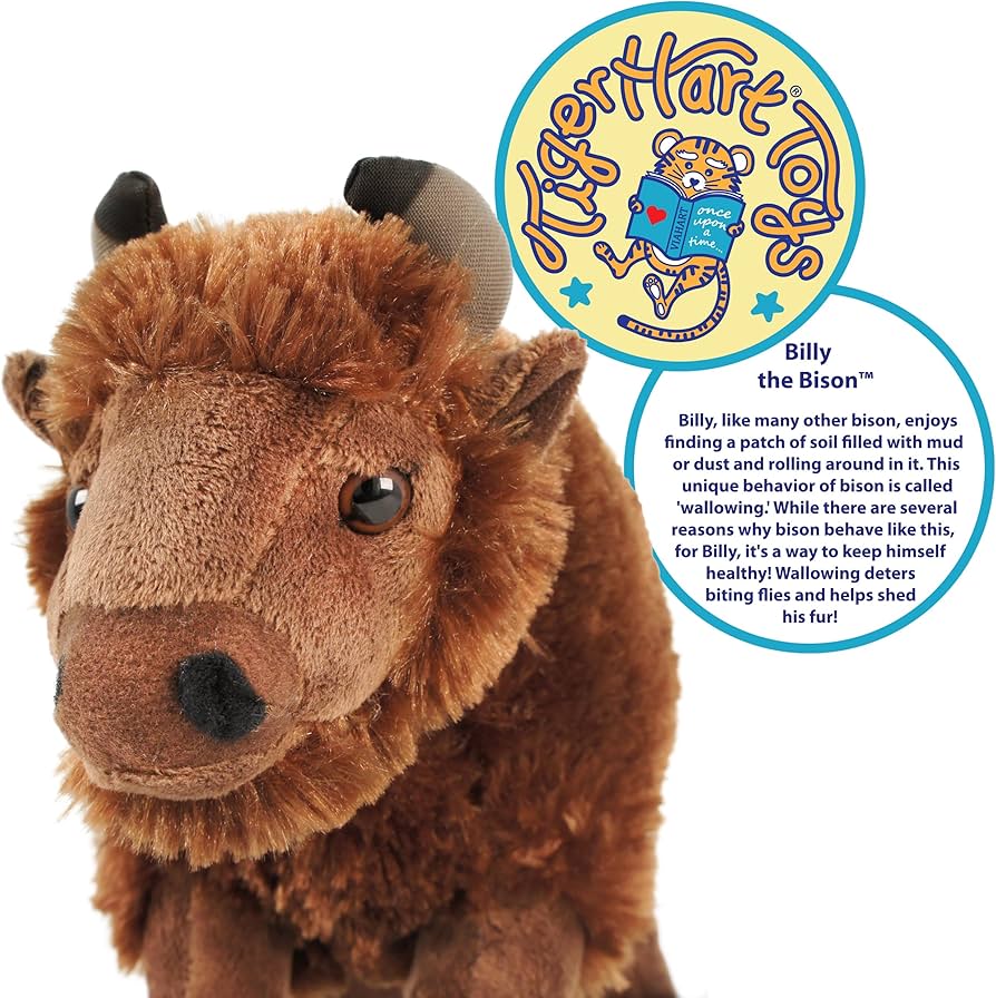 Amazon.co.jp: Tiger Tale Toys ビリー・ザ・バイソン 10インチ