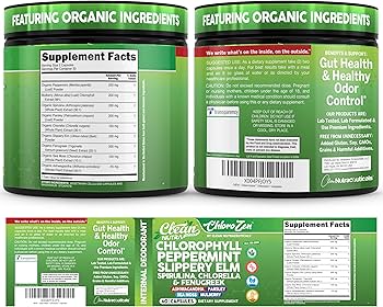 Amazon.com: Clean Nutra Chlorophyll Capsules + Peppermint Slippery