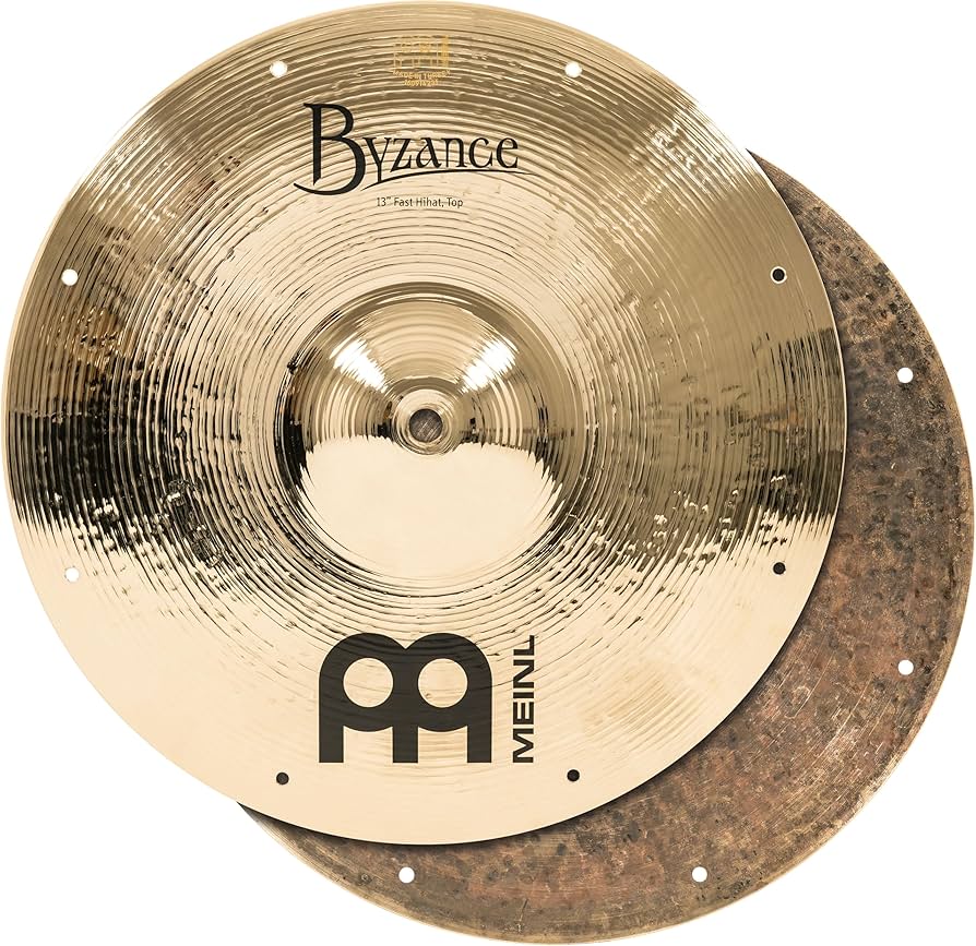 Amazon.com: Meinl Cymbals B13FH Byzance 13-Inch Brilliant Fast Hi