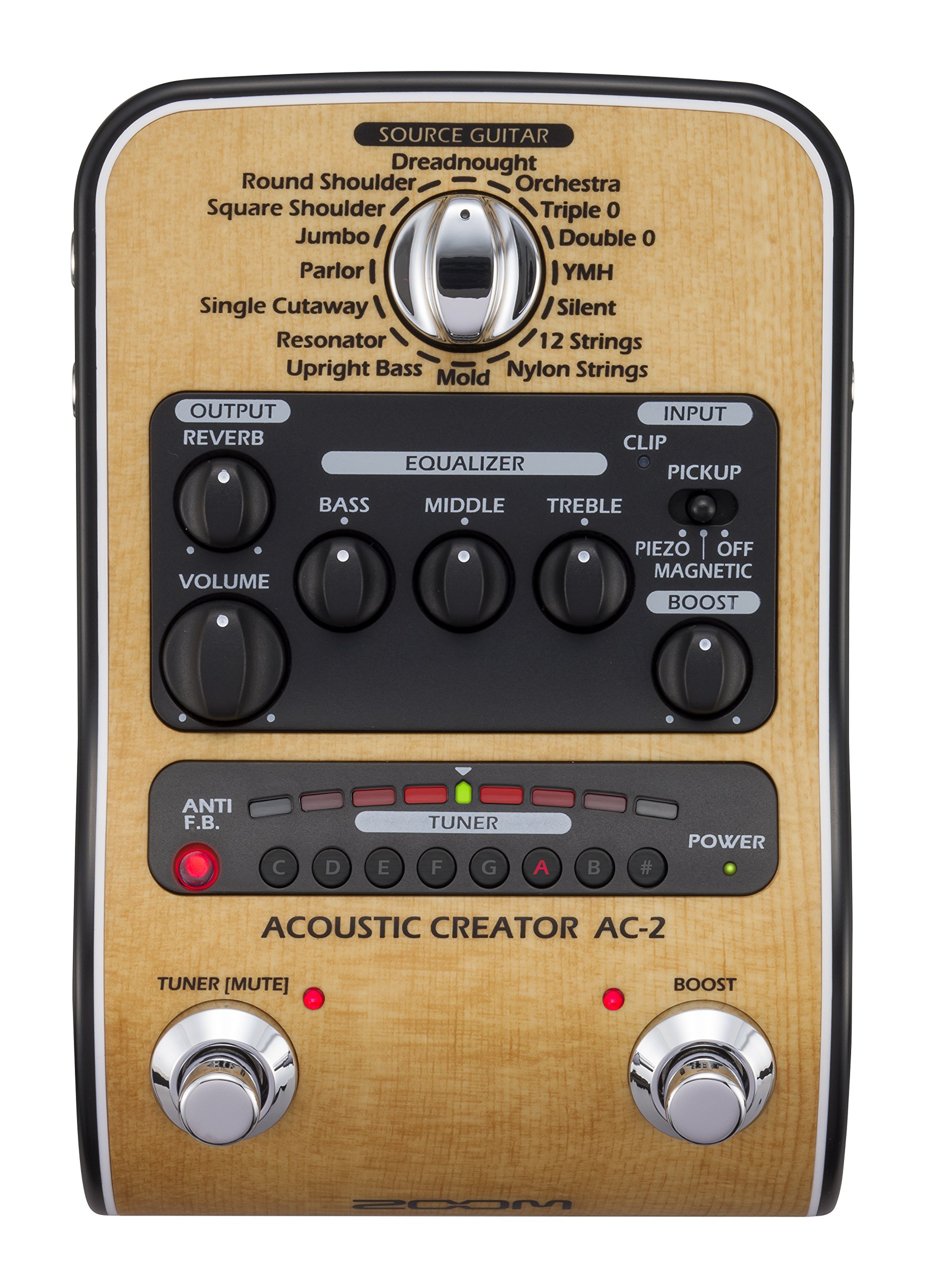 Amazon.com: Zoom AC-2 Acoustic Creator Pedal : Musical Instruments