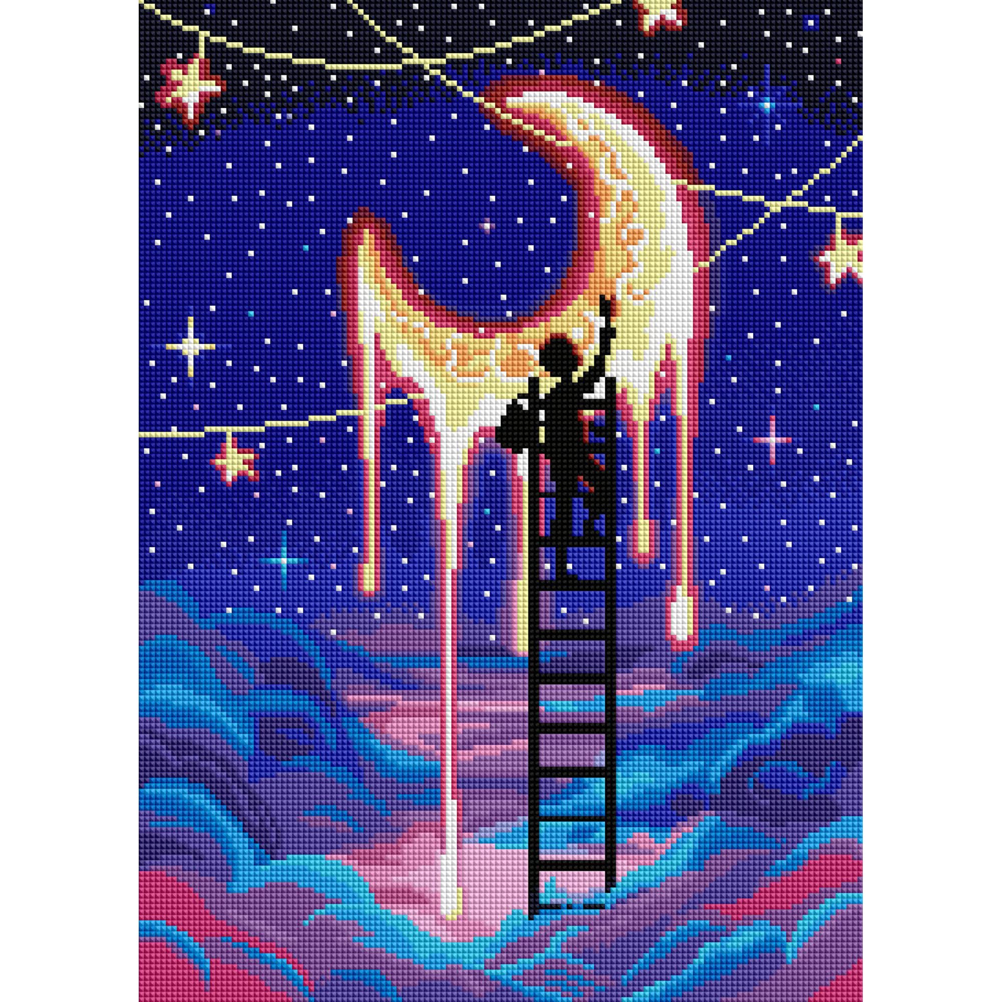 Amazon.co.jp: DIAMOND ART CLUB ペイント・ザ・ムーン ダイヤモンド