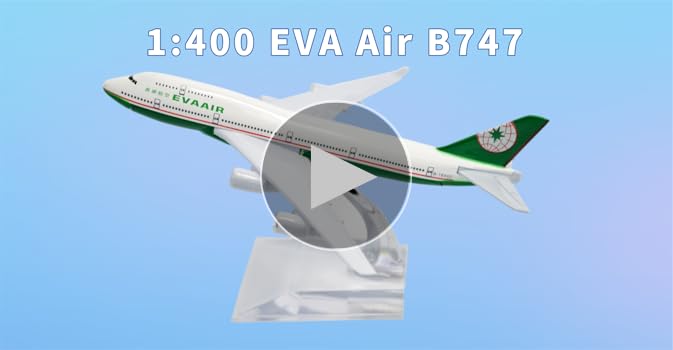 Amazon | TANG DYNASTY 1/400 16cm エバー航空 EVA AIR B747 合金