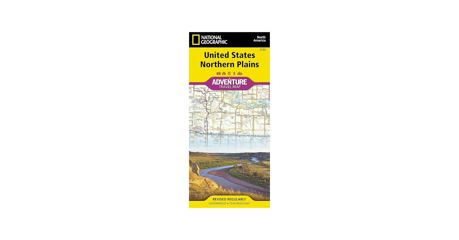 United States, Northern Plains Map (National Geographic Adventure