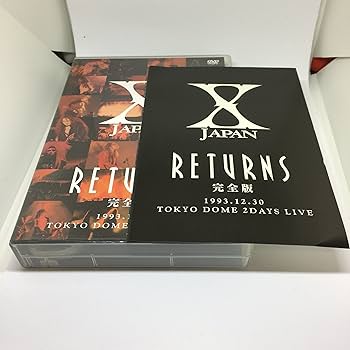 Amazon.co.jp: X JAPAN RETURNS 完全版 1993.12.30 [DVD] : X JAPAN: DVD