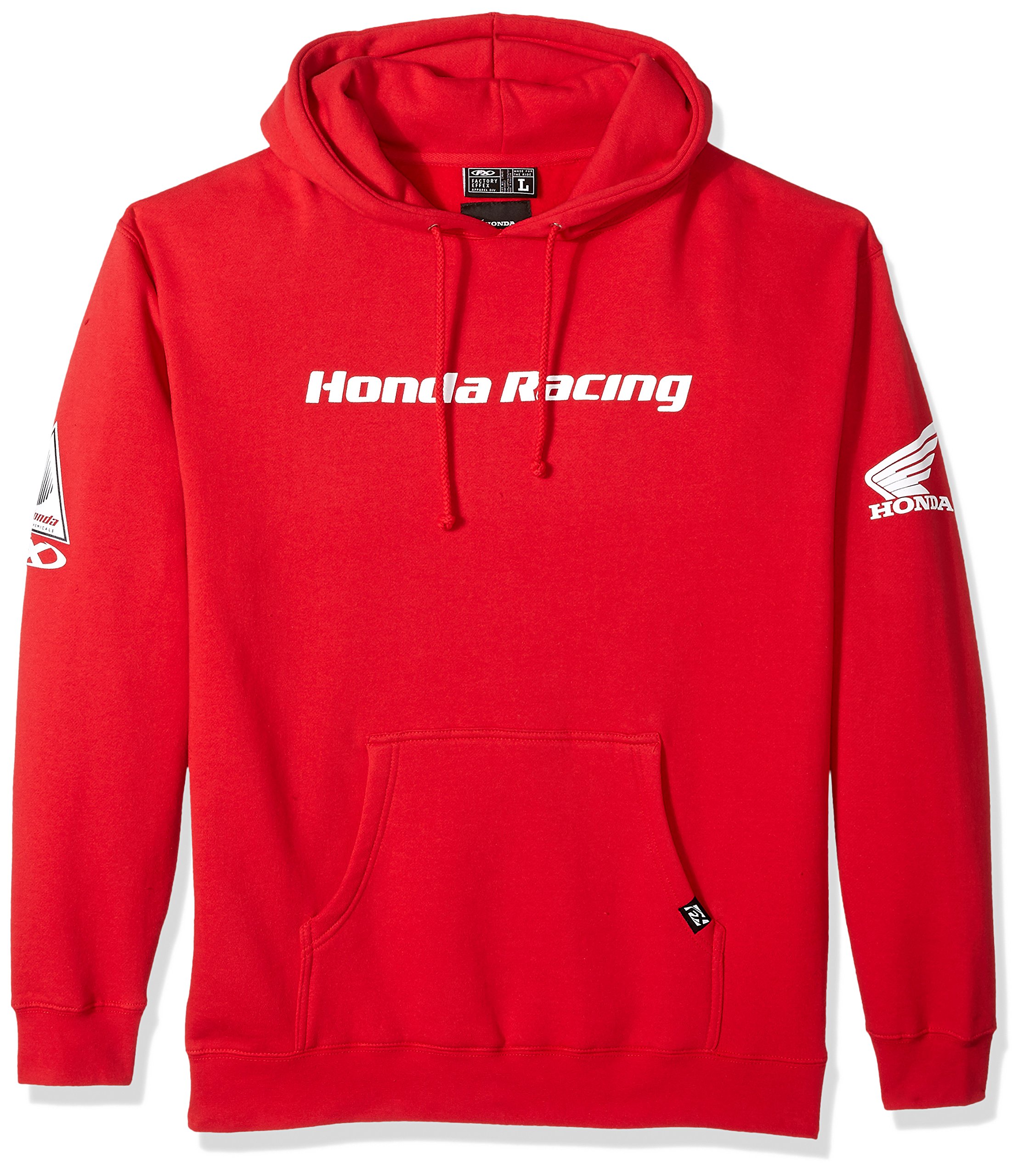 Factory Effex 'Honda Racing' Hooded Pull-Over Sweatshirt (Red