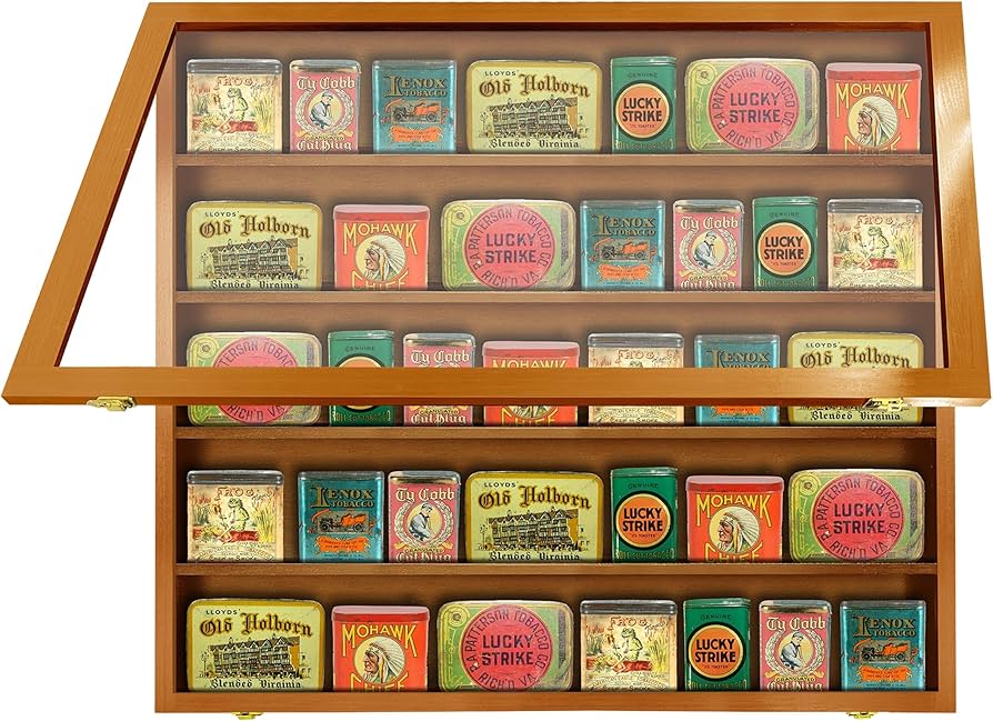 Amazon.co.jp: PENNZONI たばこ缶ディスプレイケース - パイプタバコ缶