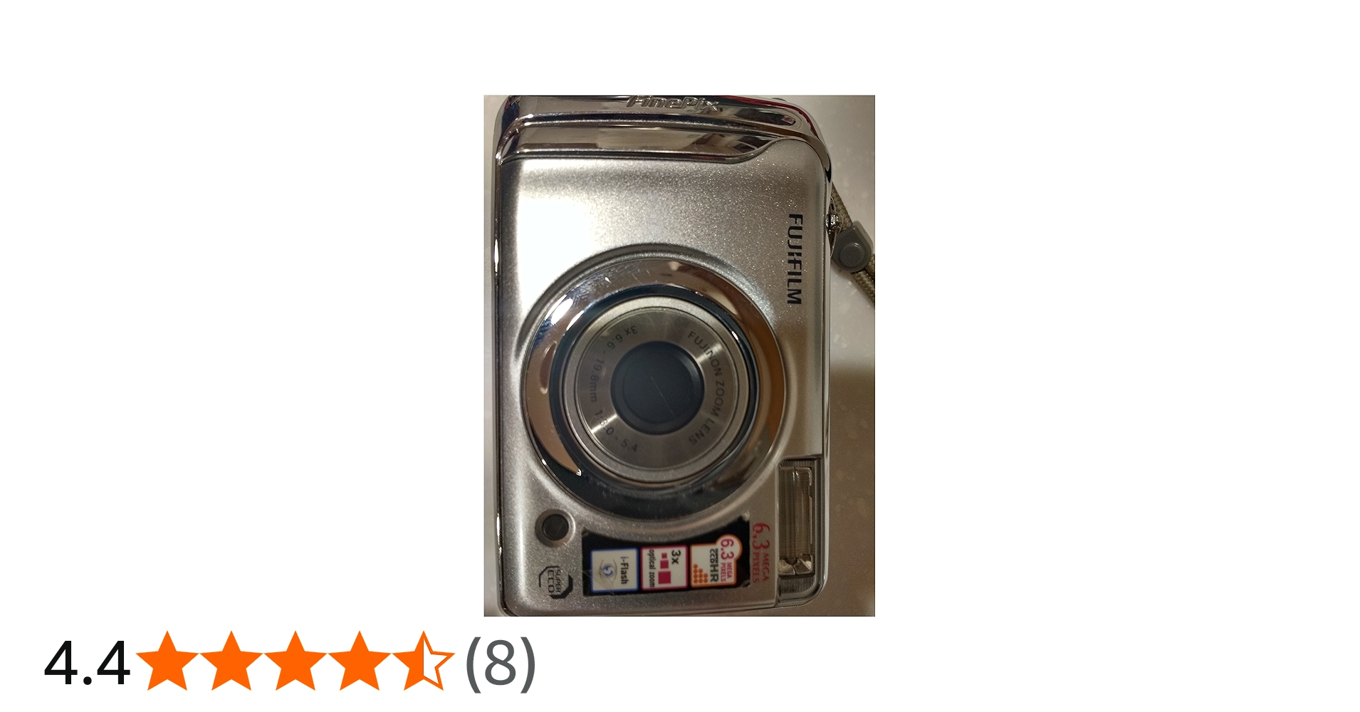 Fujifilm Finepix A610 6.3MP Digital Camera with 3X Optical Zoom