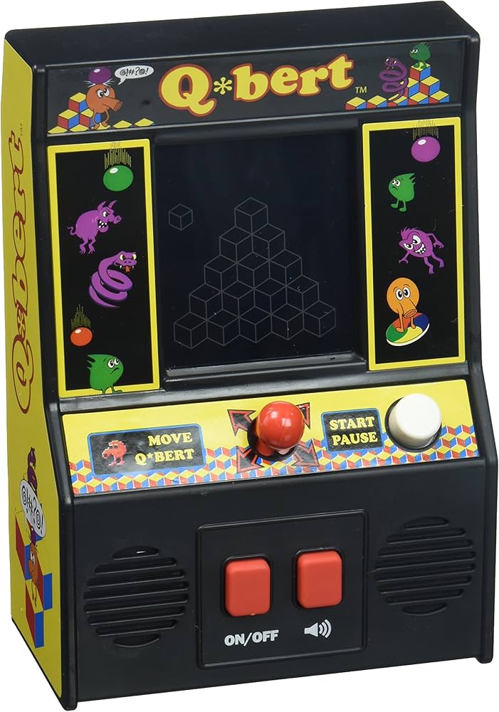 Amazon.com: Basic Fun Q'Bert Mini Arcade Game : Toys & Games