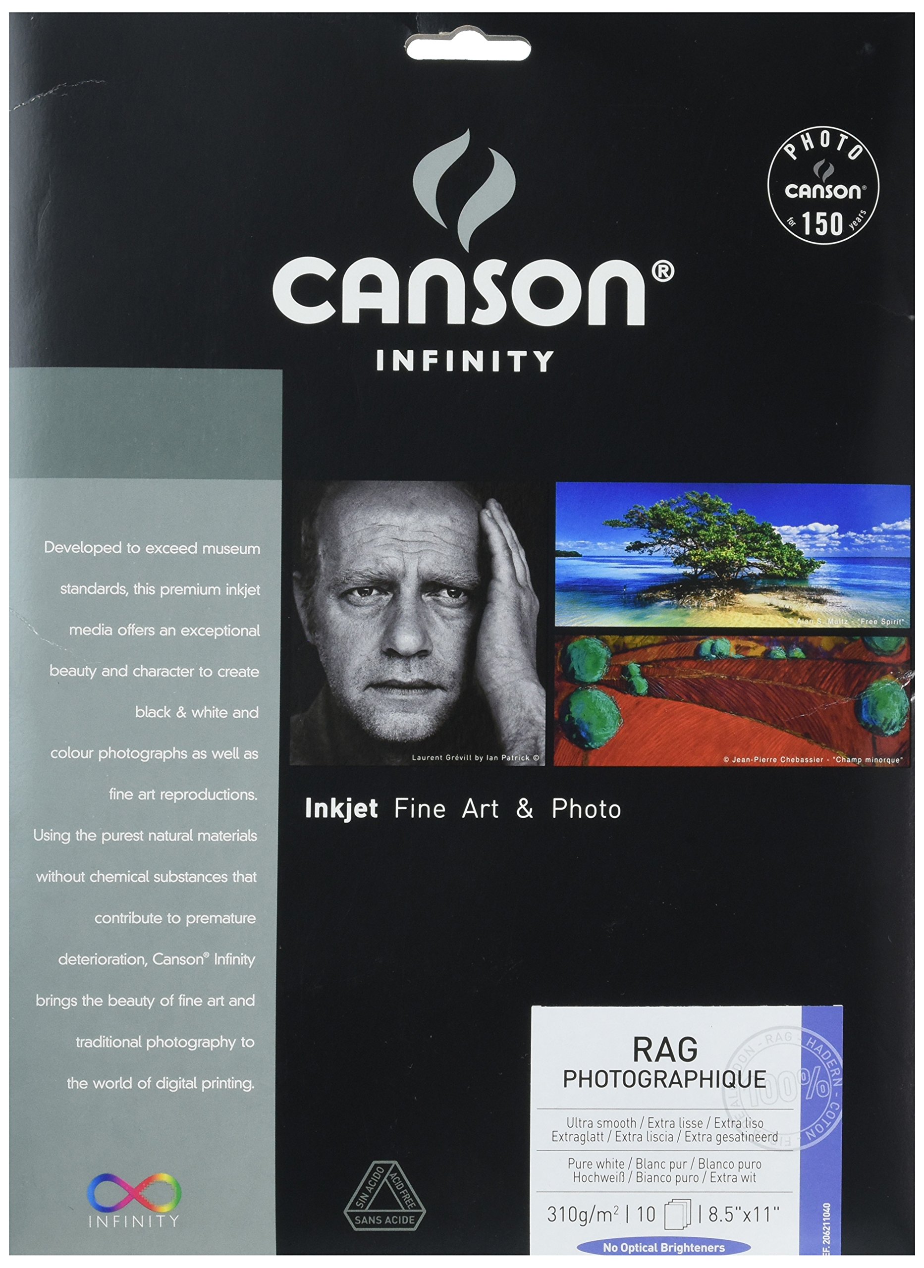 Amazon.com: Canson Infinity Rag Photographique Fine Art Paper, 310