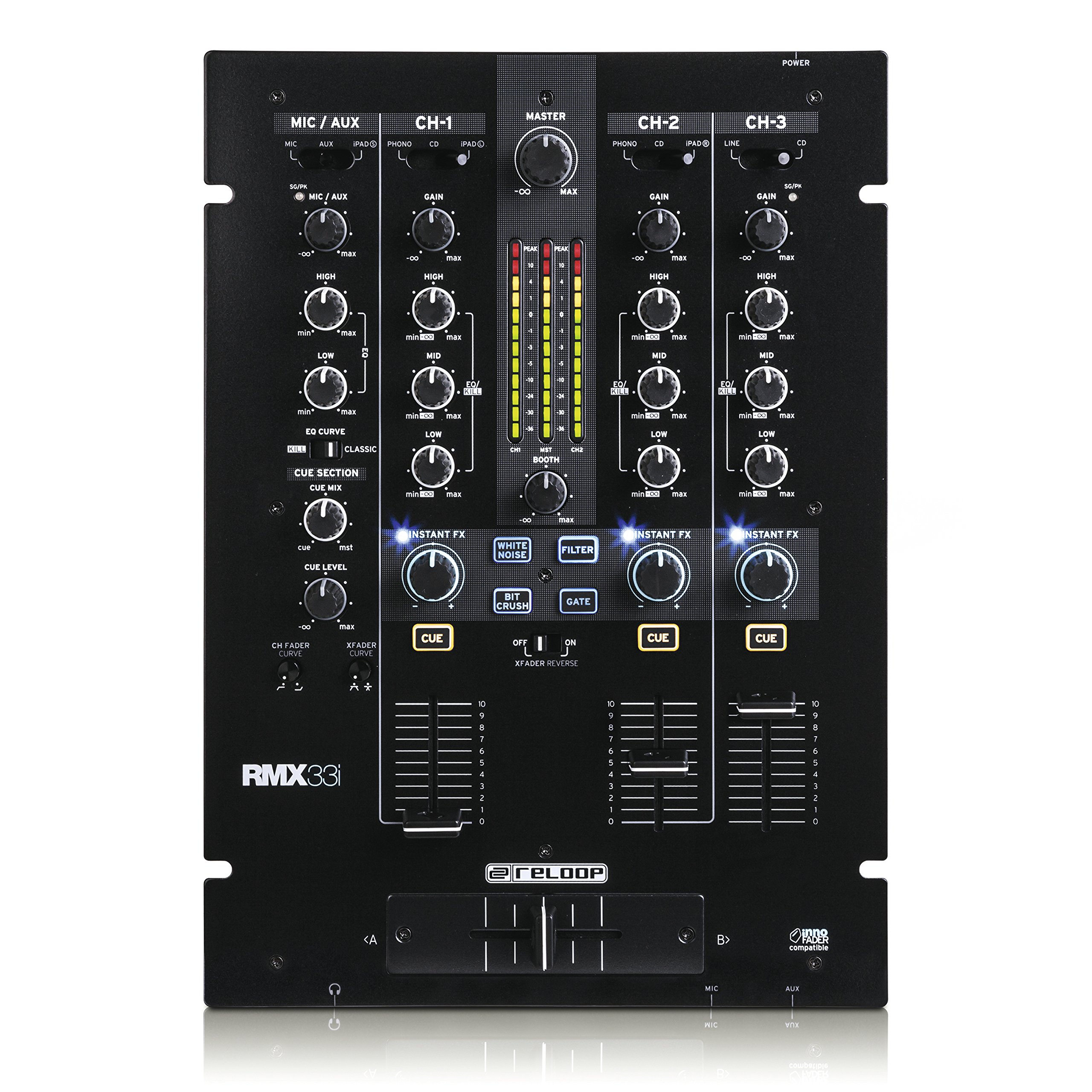 Amazon.co.jp: Reloop リループ 3チャンネル エフェクト内蔵 DJ