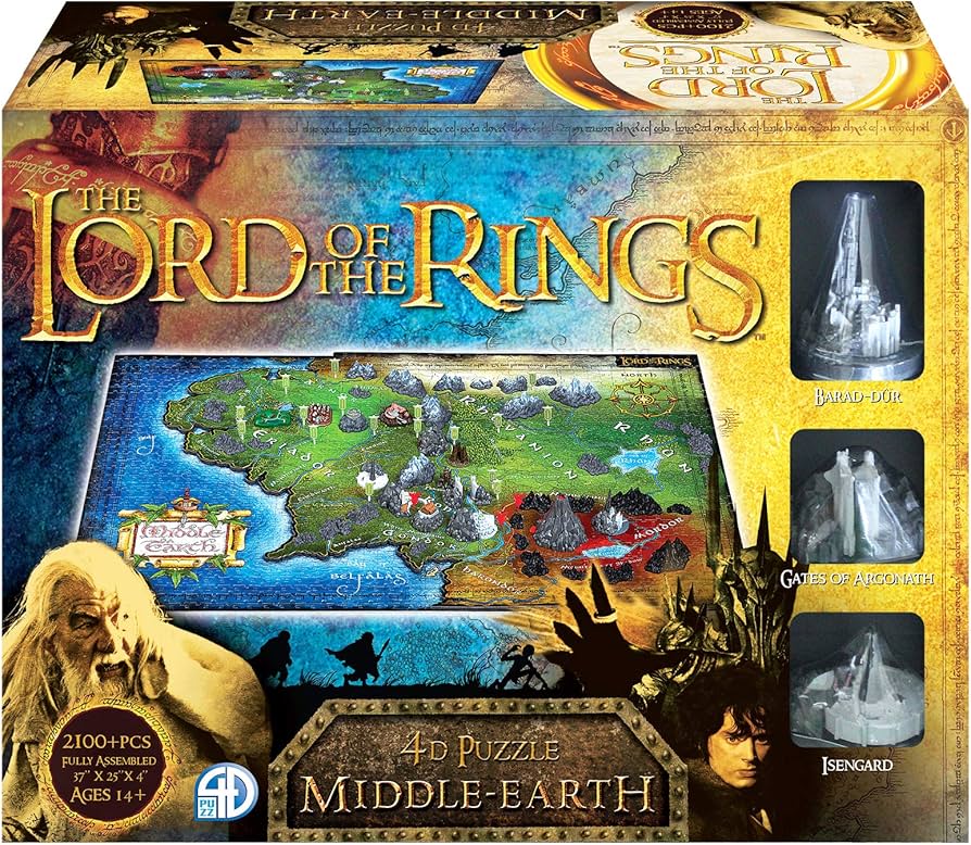 Amazon.com: 4D Cityscape Lord of The Ring Middle Earth 3D Time