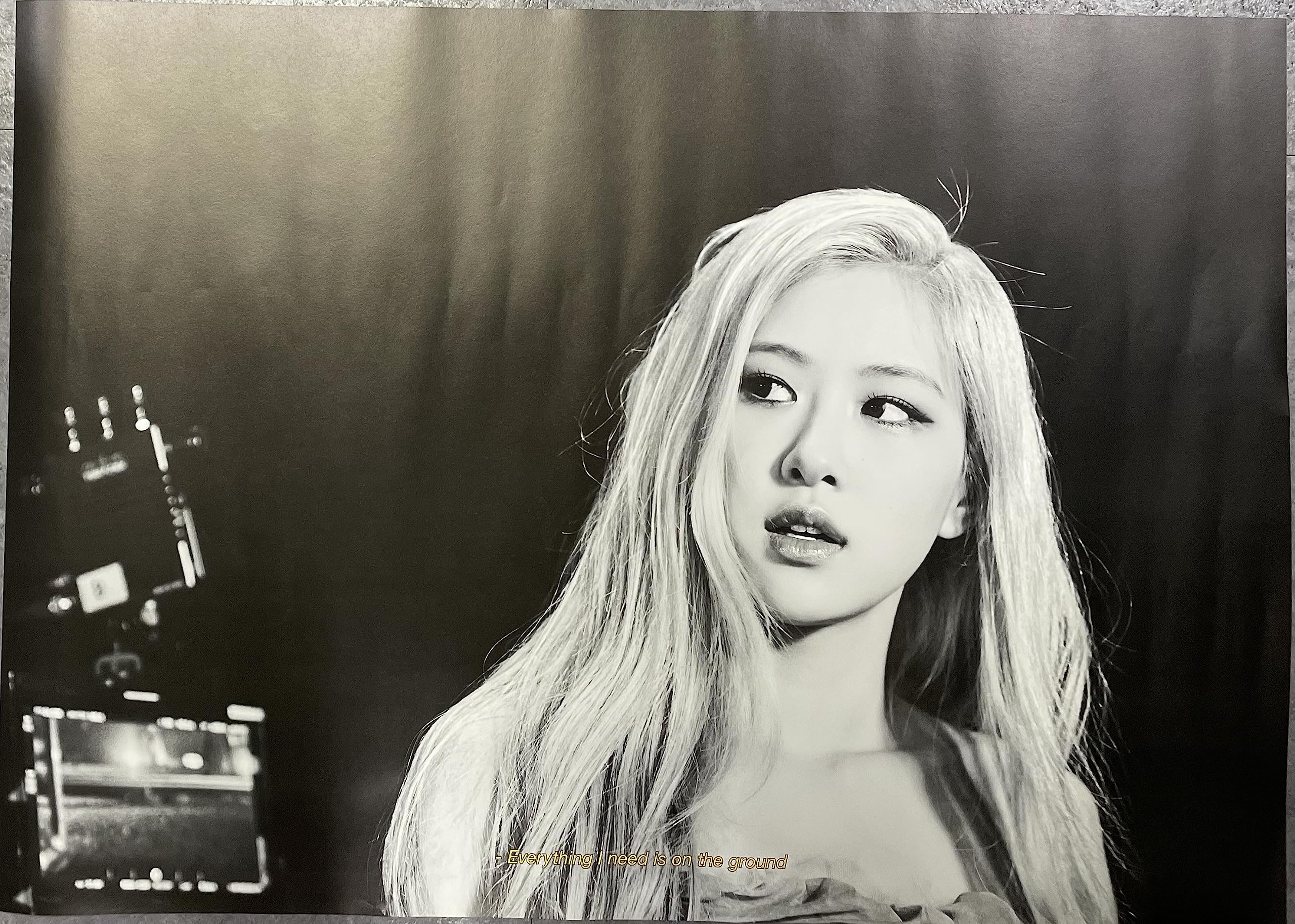 Amazon.com: Blackpink Rose -R- Double Sided Official Unfolded