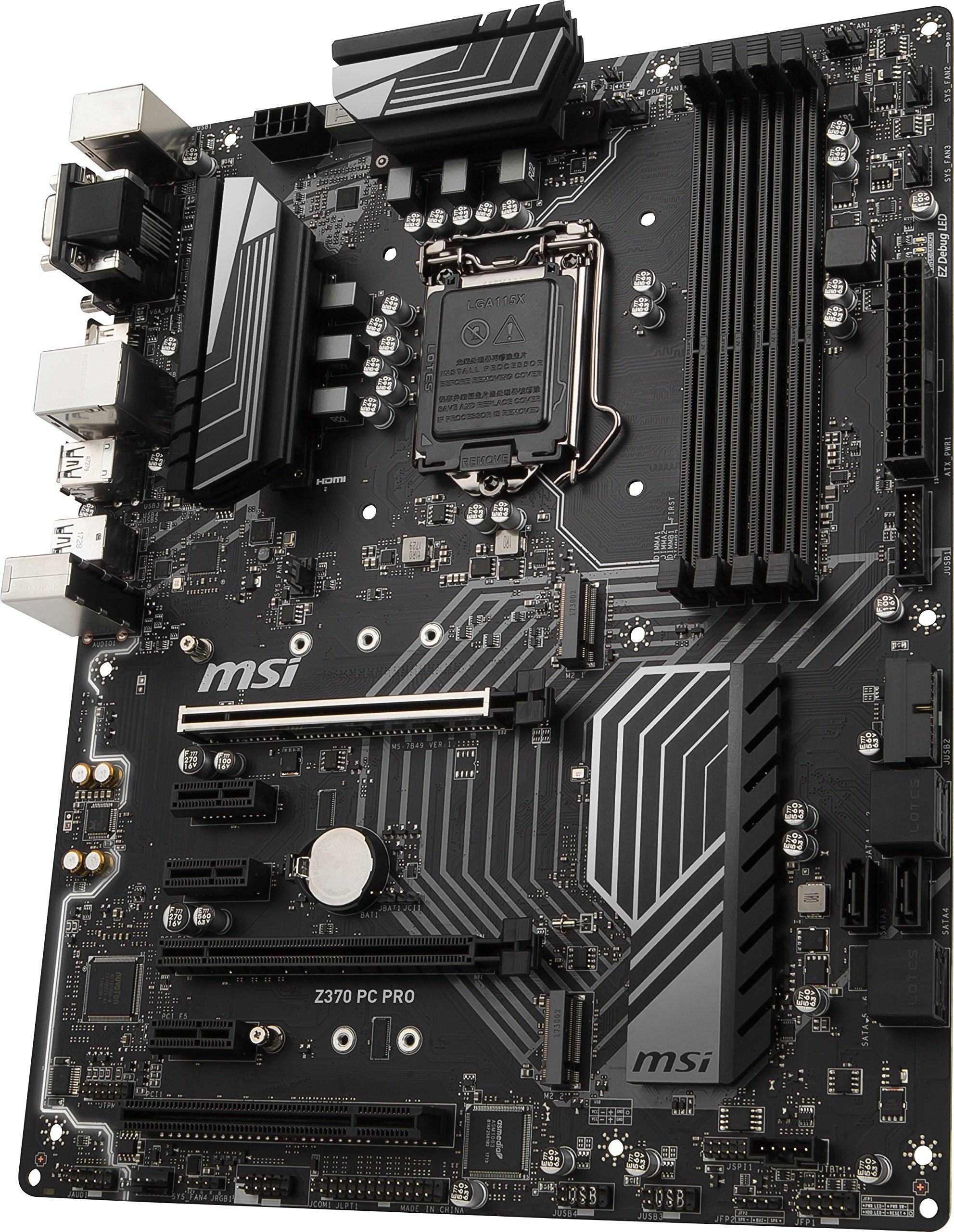 Amazon | MSI Z370 PC PRO ATX マザーボード [Intel Z370チップセット