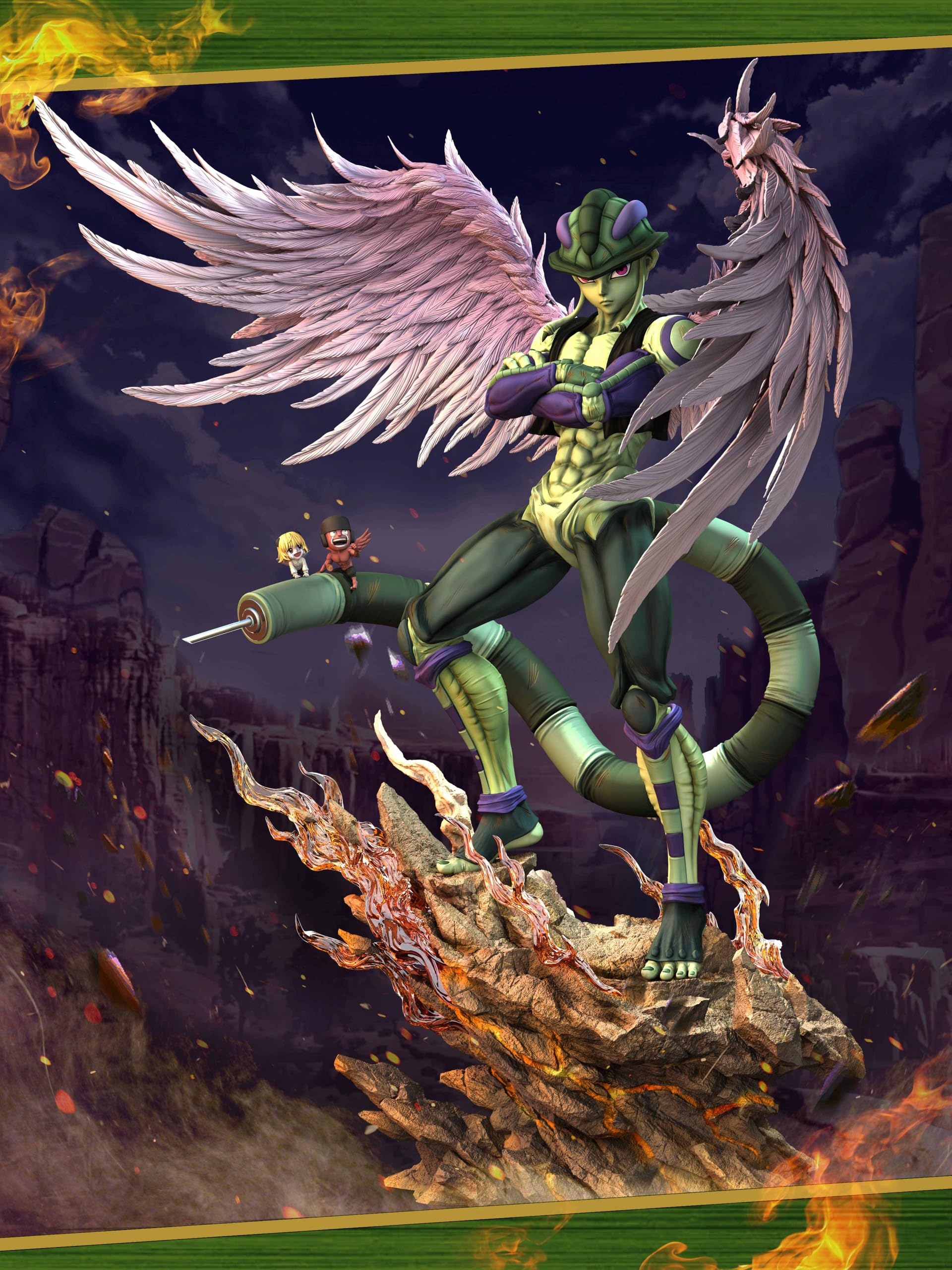 Amazon.co.jp: メルエム 蟻の王 フィギュア 1/4スケール 塗装済み完成