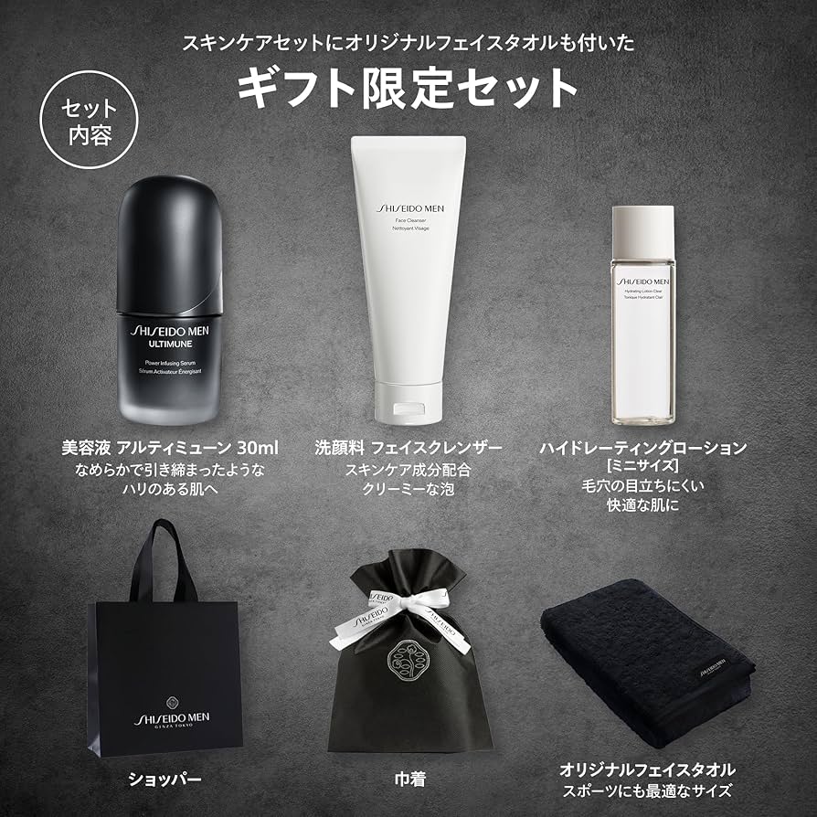 Amazon.co.jp: 資生堂メン メンズ スキンケアギフトセット | 美容液