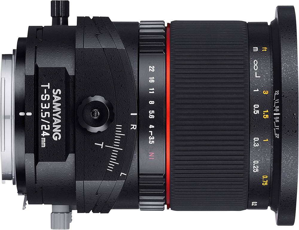 Amazon | SAMYANG 単焦点広角ティルトシフトレンズ 24mm F3.5 キヤノン