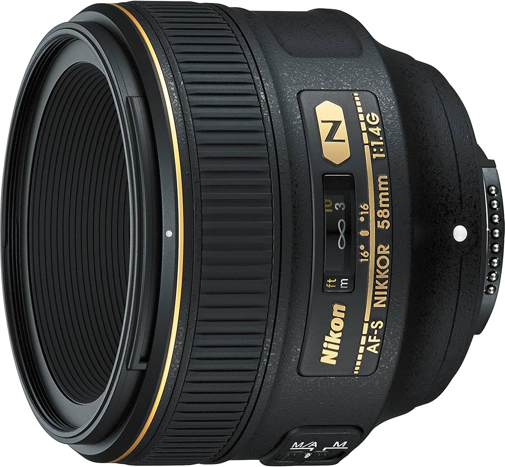 Amazon.co.jp: Nikon ニコン AF-S FX NIKKOR 58mm f/1.4G レンズ