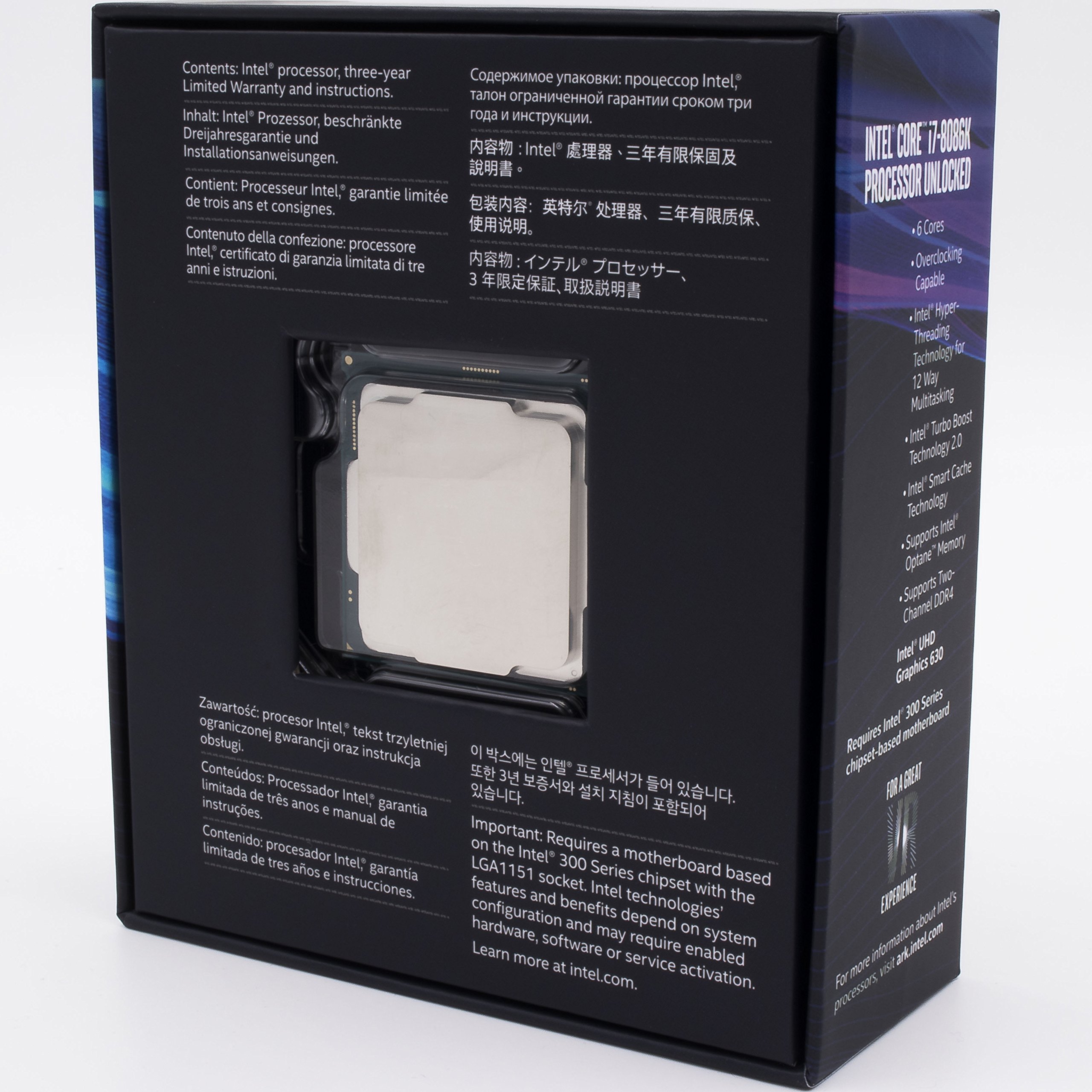 Intel Core i7-8700K 3.7 Ghz 6-Core Lga 1151 Processor 3.7 6