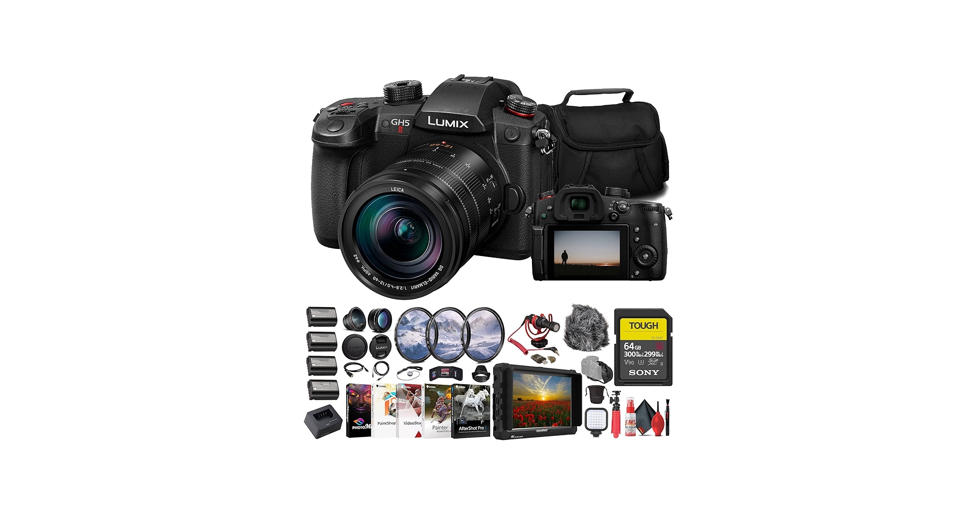 Amazon.com : Panasonic Lumix GH5 II Mirrorless Camera with 12-60mm