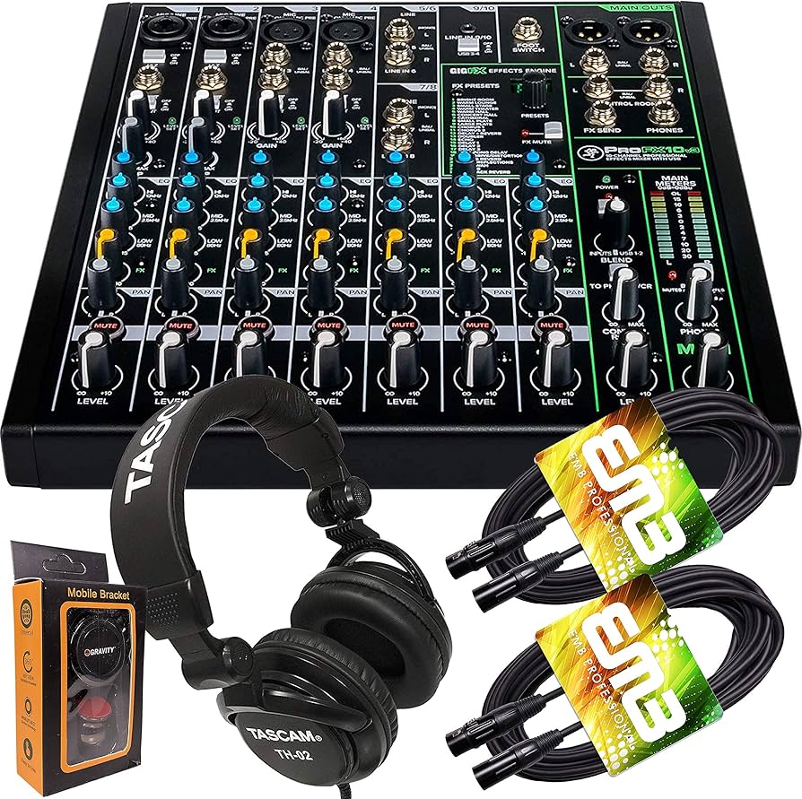 Amazon.com: Mackie ProFX10v3 10-Channel Mixer with Built-in