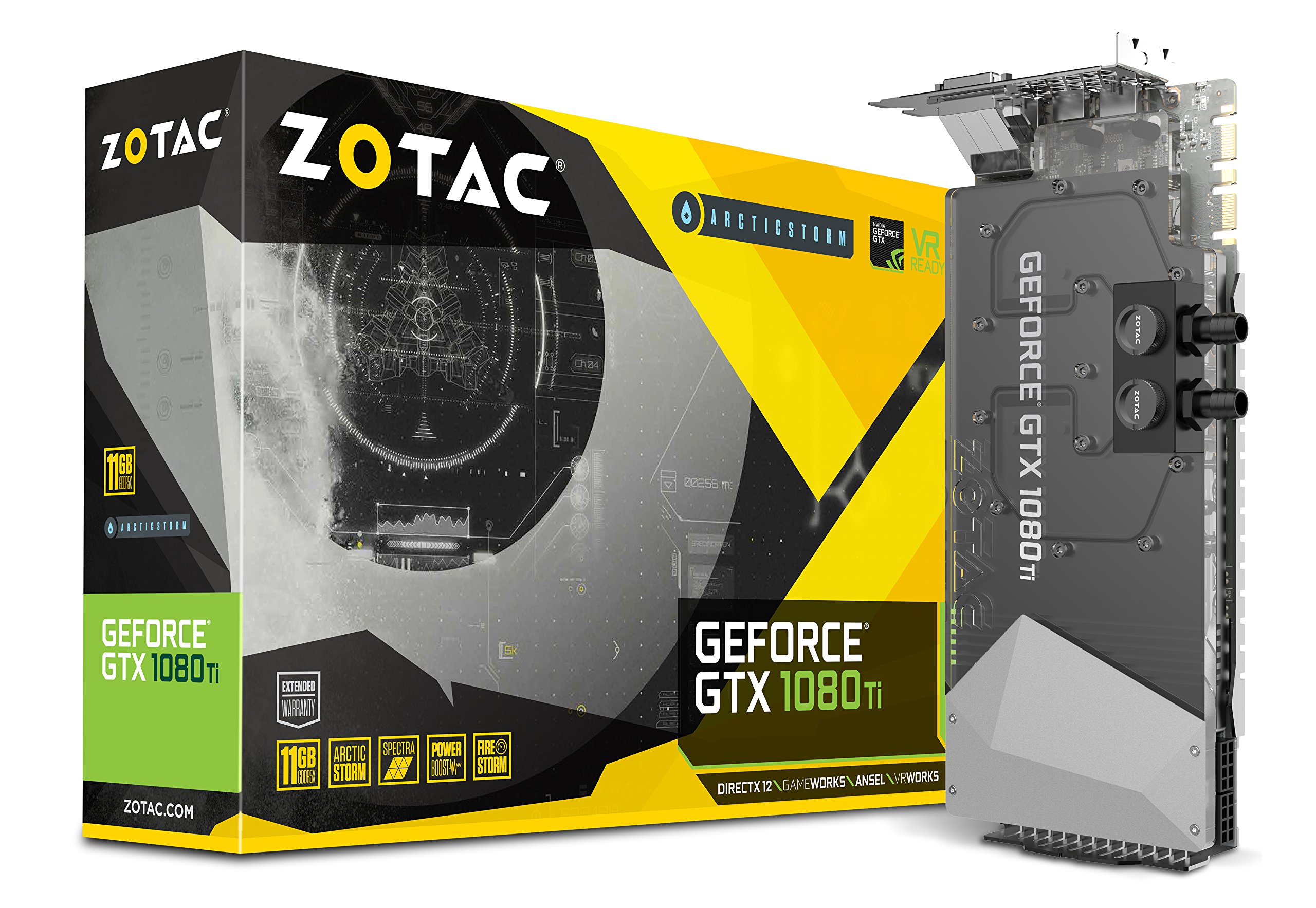Amazon.com: ZOTAC GeForce GTX 1080 Ti ArcticStorm 11GB GDDR5X 352