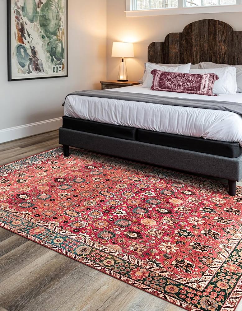 Amazon.com: vivorug Washable Rug, Ultra Soft Area Rug 5x7, Non