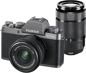 Amazon | FUJIFILM ミラーレス一眼 X-T100ダブルズームレンズキット