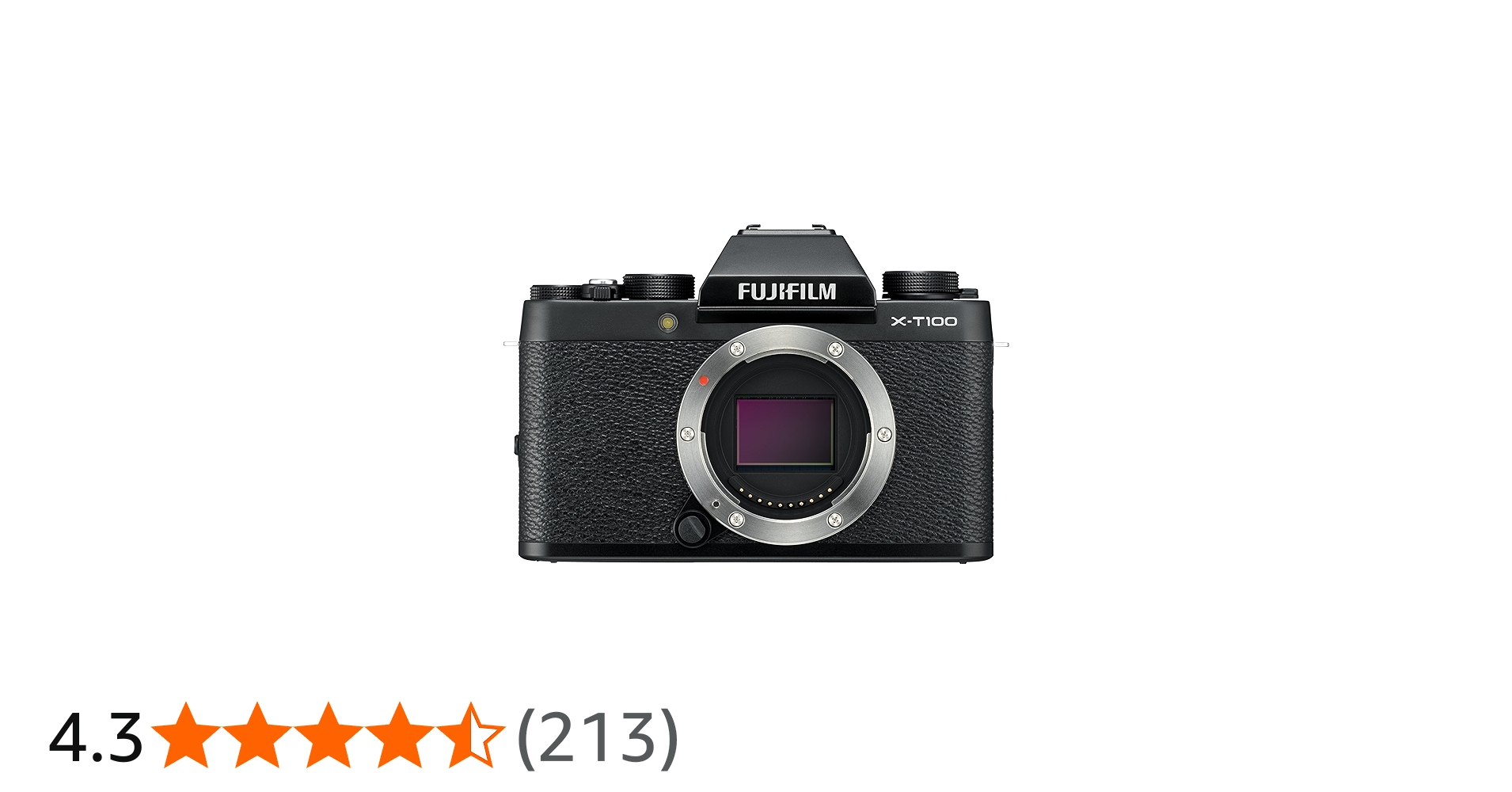Amazon | FUJIFILM ミラーレス一眼 X-T100ブラック X-T100-B | ミラー