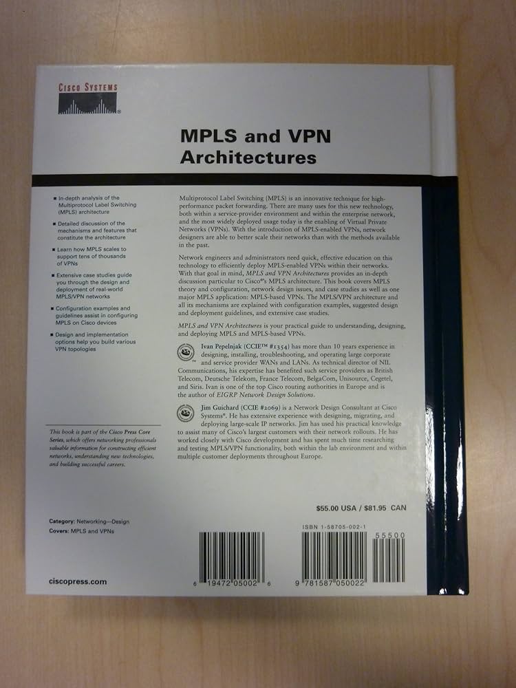 Amazon | MPLS and VPN Architectures | Guichard, Jim, Pepelnjak