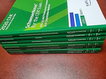 Amazon | 2020 CFA Level 1 Kaplan Schweser Notes: Books 1-5