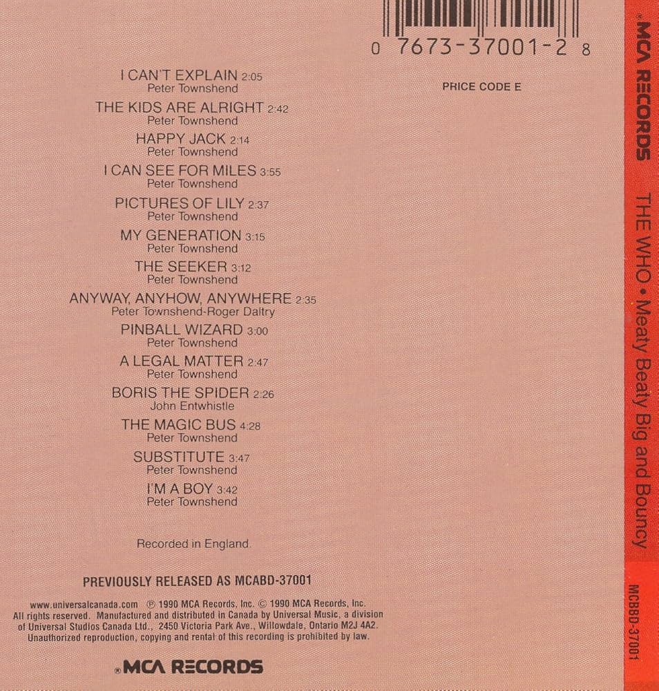 Amazon.co.jp: Meaty Beaty Big & Bouncy: ミュージック