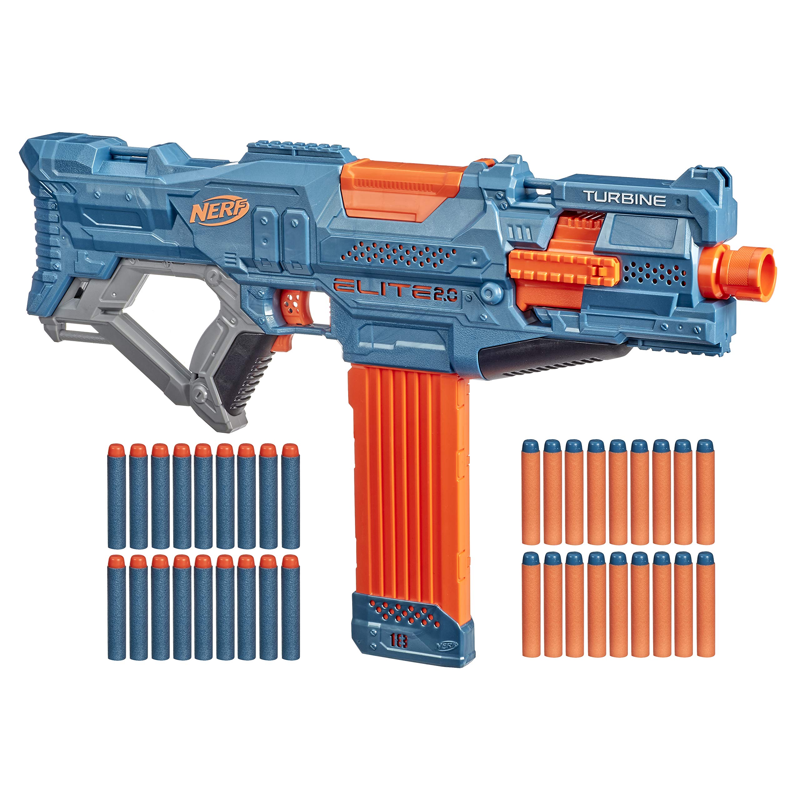 Amazon.com: Nerf Elite 2.0 Turbine CS-18 Motorised Blaster, 36